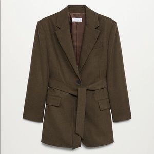 Mango brown blazer - size S